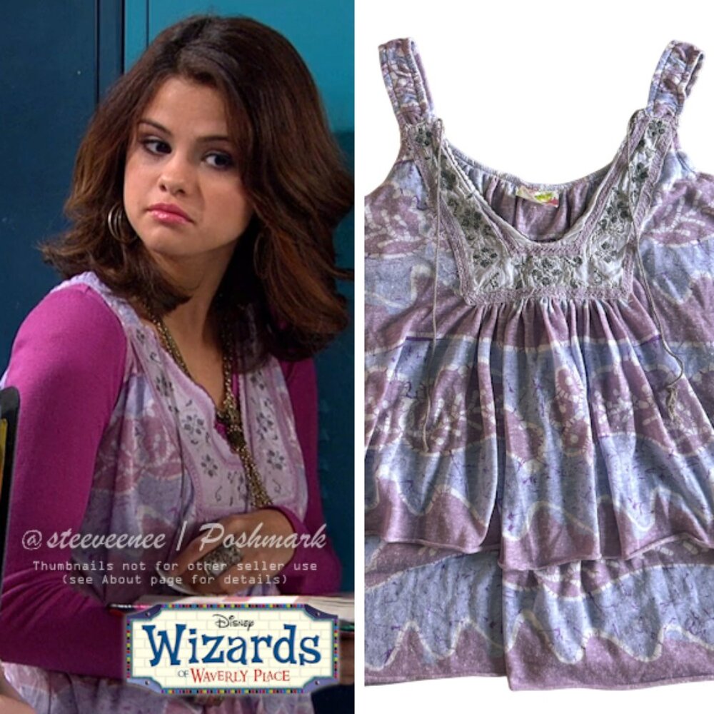 Free People Cross-Stitch Layered Tank ASO Alex Russo